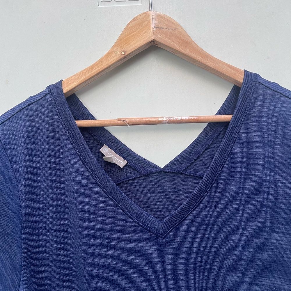 T By Talbots Marled Jersey Romper Size Large - image 6